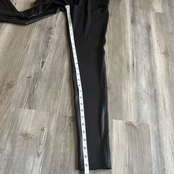 NWOT SPANX FAUX LEATHER BLACK LEGGING Size Medium (MSPR $98) - Picture 7 of 9